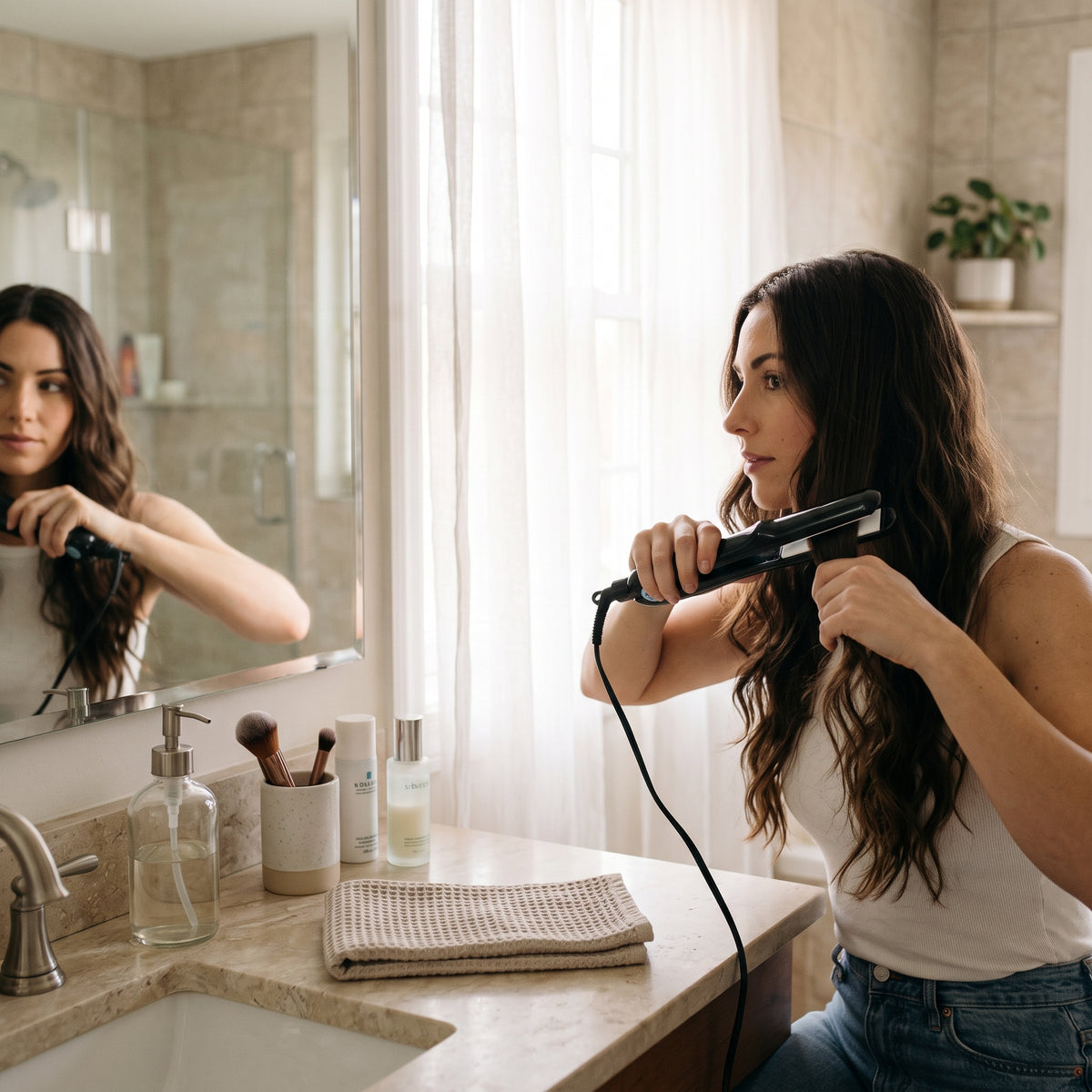1" Digital Ceramic Flat Iron
