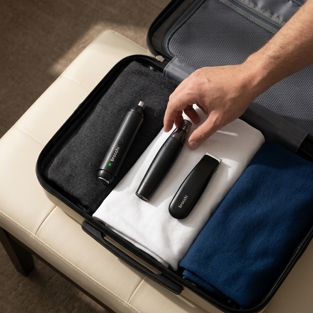 Packing the Edge & Nose Duo Plus into a suitcase