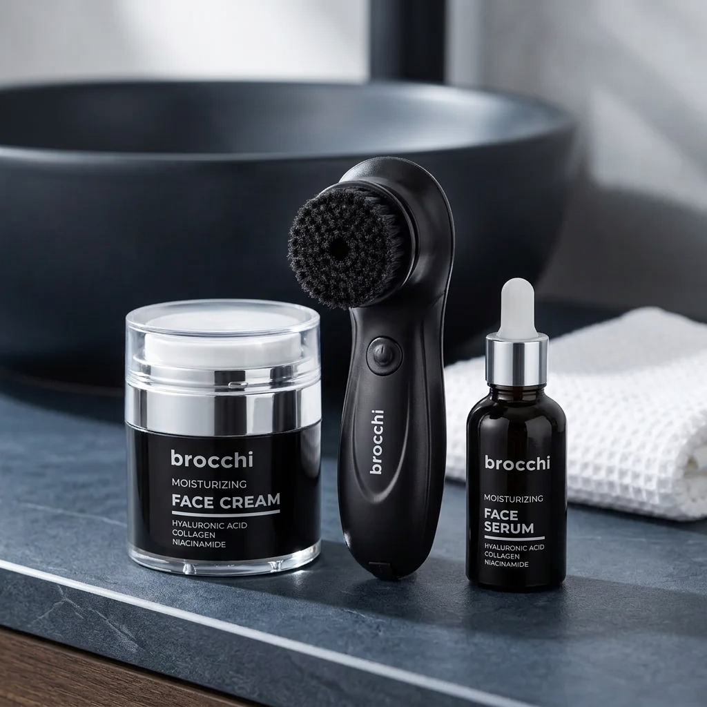 Deep Cleanse & Treat Set on a dark stone counter