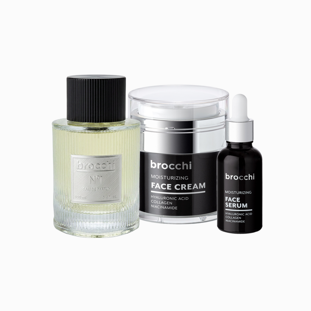 Nº1 Fragrance Gift Set: Eau de Parfum, Face Cream and Face Serum
