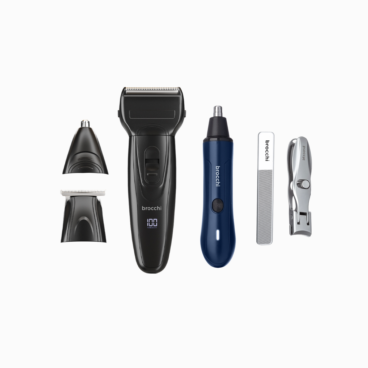 Grooming Starter Kit with a blue nose trimmer