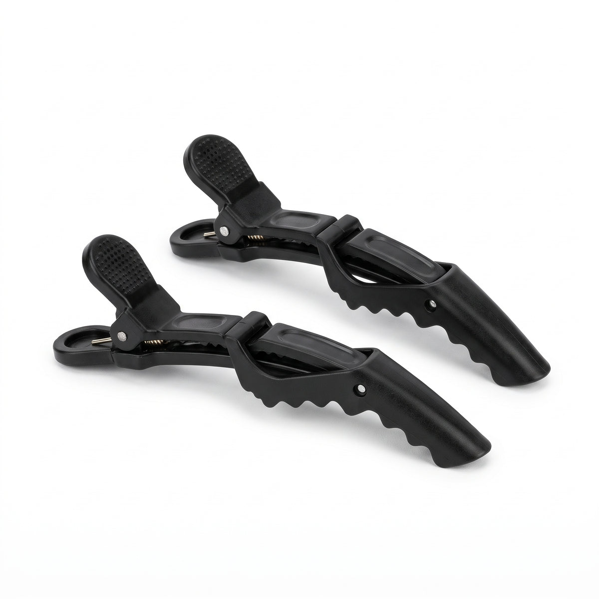 Professional Sectioning Hair Clips | Non-Slip Alligator Clips - Black