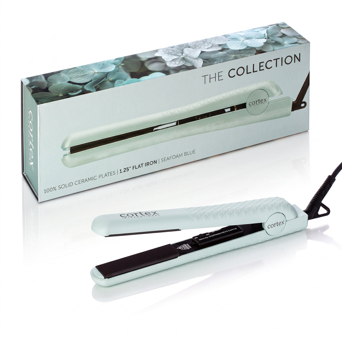 1.25" Solid Ceramic Ionic & Far-Infrared Technology Flat Iron