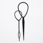 Topsy Tail Ponytail Styling Tool | Hair Loop Set - Black