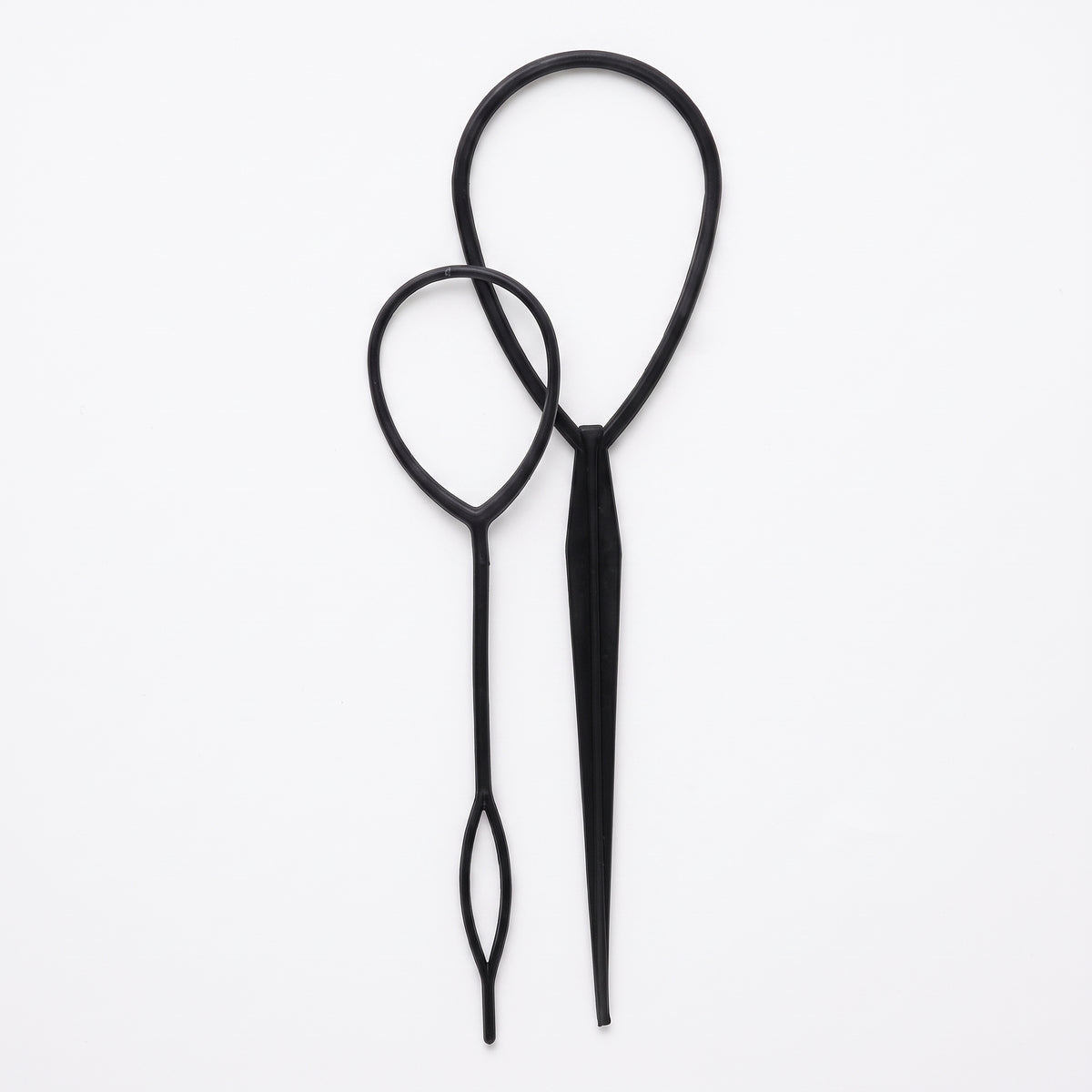 Topsy Tail Ponytail Styling Tool | Hair Loop Set - Black