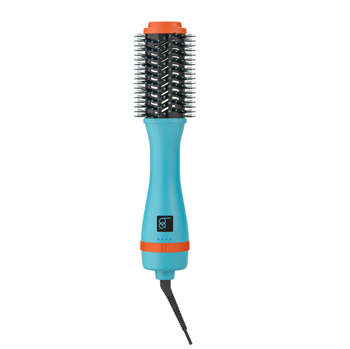 Be.Professional Aqua/Orange Volumizing Blowout Brush | 2" Professional Hot Brush