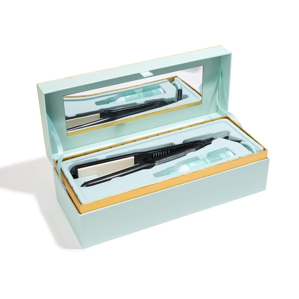 Be.Professional Black Be. Professional 1.25" Vapor Flat Iron With Thermolon Plates + Infusion Oil