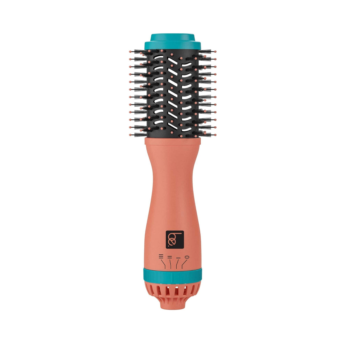 Be.Professional Coral/Teal Mini Blowout Brush