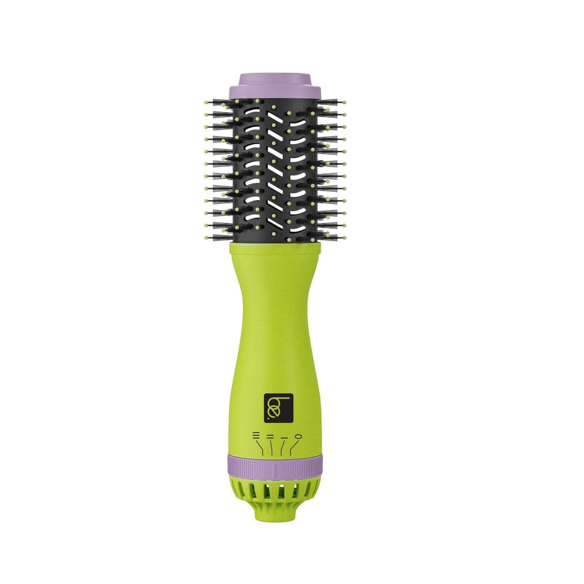 Be.Professional Green/Violet Mini Blowout Brush