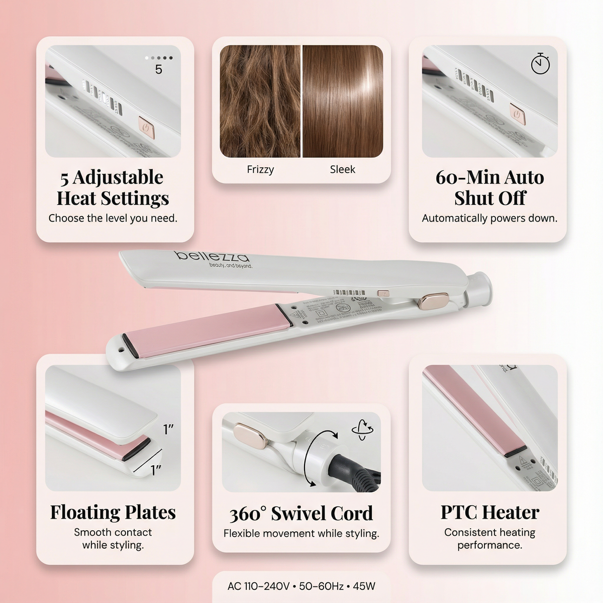 Slim & Sleek | 1" Flat Iron