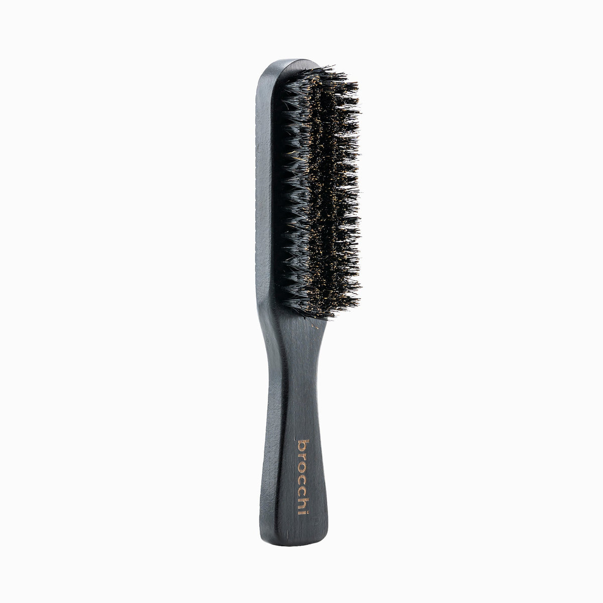 Boar Bristle Polishing Paddle Brush, front view