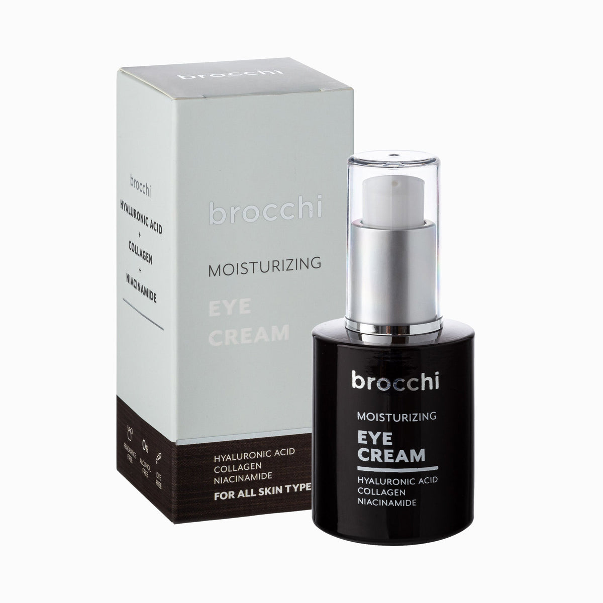 Hyaluronic Acid Eye Cream bottle with its box
