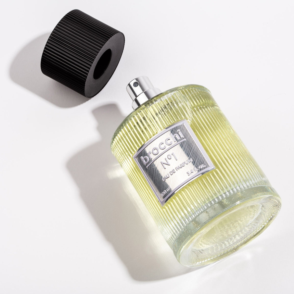 Nº1 Eau de Parfum bottle with the cap off