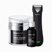 Precision Edge Trimmer with Hyaluronic Acid Face Cream and Face Serum