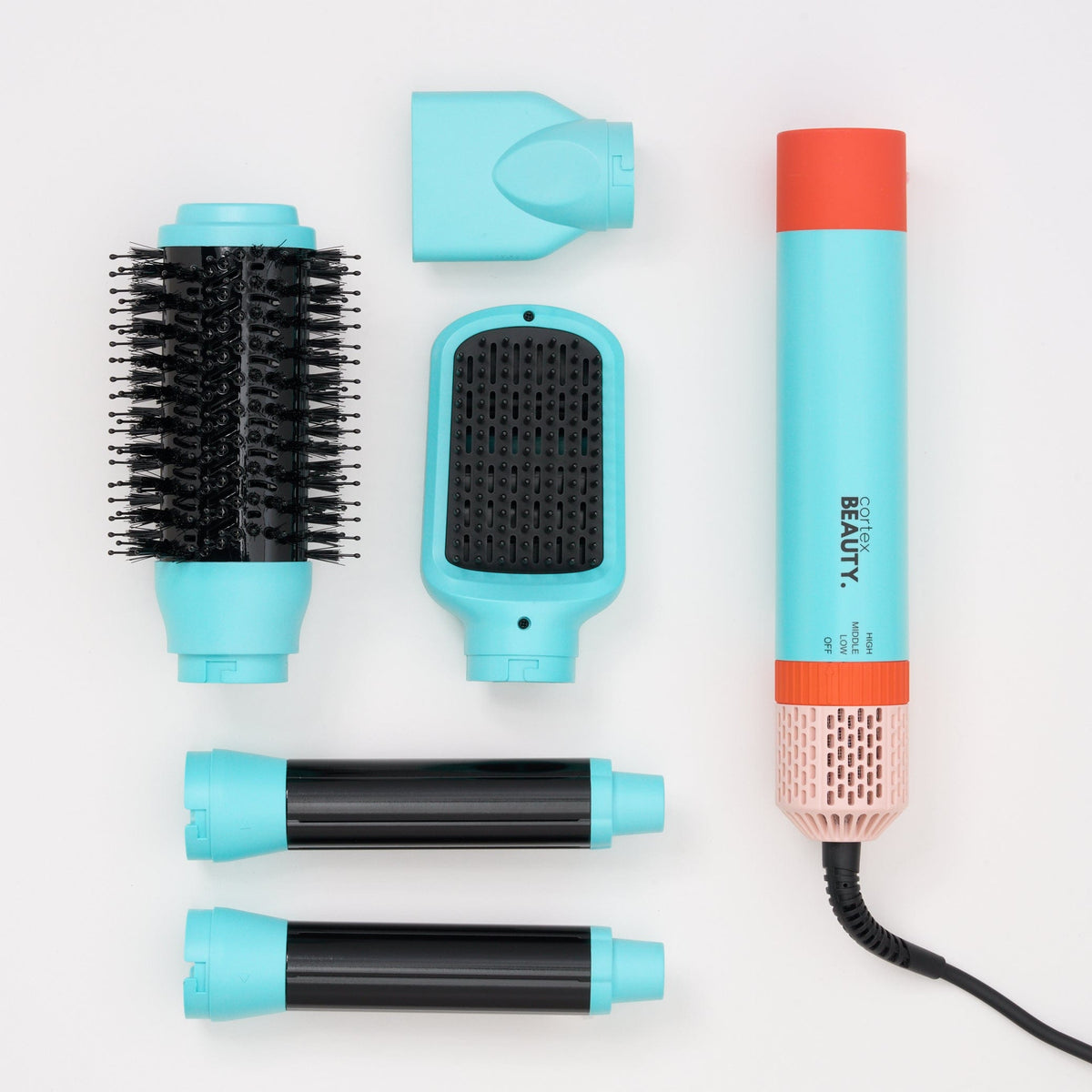 Cortex Beauty Aqua Orange AirFusion | 5 in 1 Multistyler
