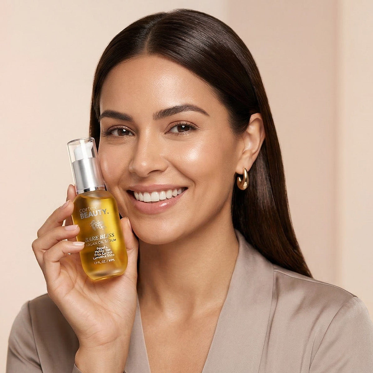 Cortex Beauty Bare Bliss | Repair & Shine Argan Oil Serum | 1.7 oz