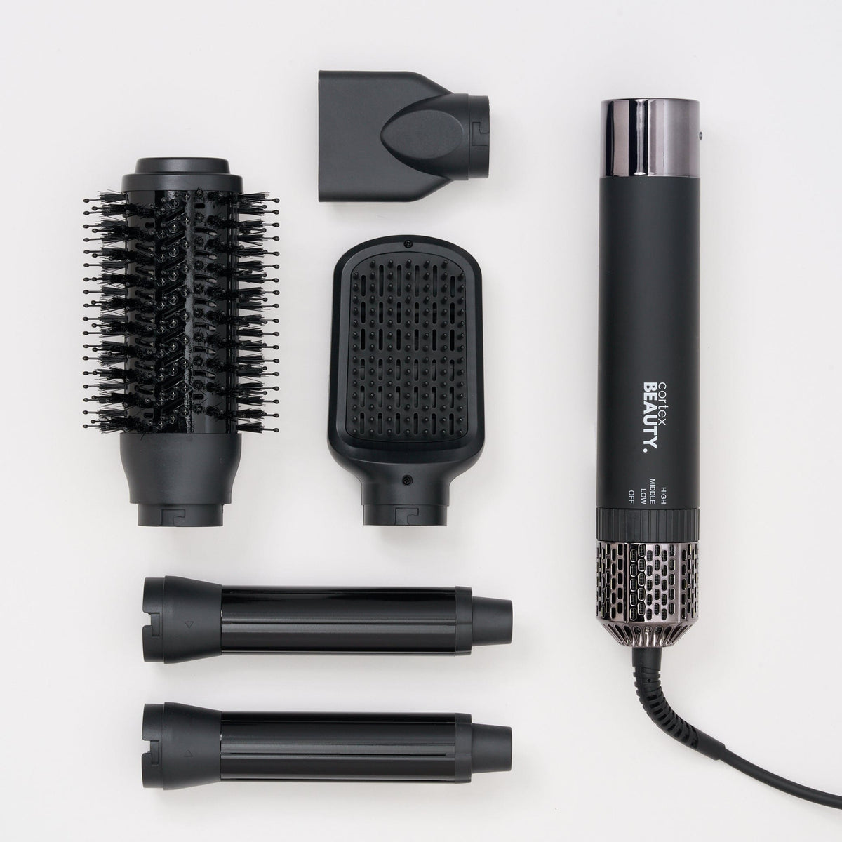 Cortex Beauty Black AirFusion | 5 in 1 Multistyler