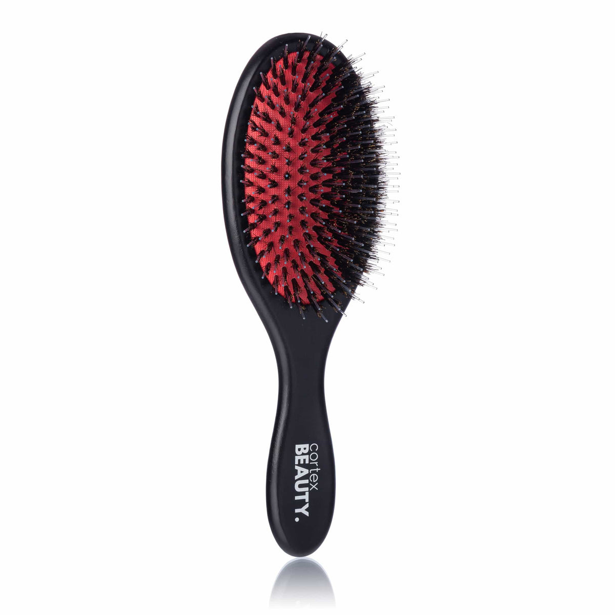 Cortex Beauty Black Wood 3" Detangling Wooden Oval Brush