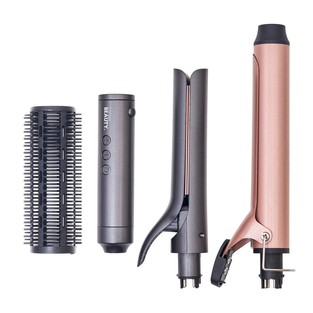 Cortex Beauty Gray Rose gold 3in1 Multi Styler Set with Digital Display