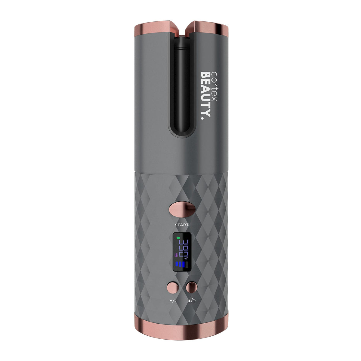 Cortex Beauty Gray Rose gold Go Curls – Portable Hair Curler