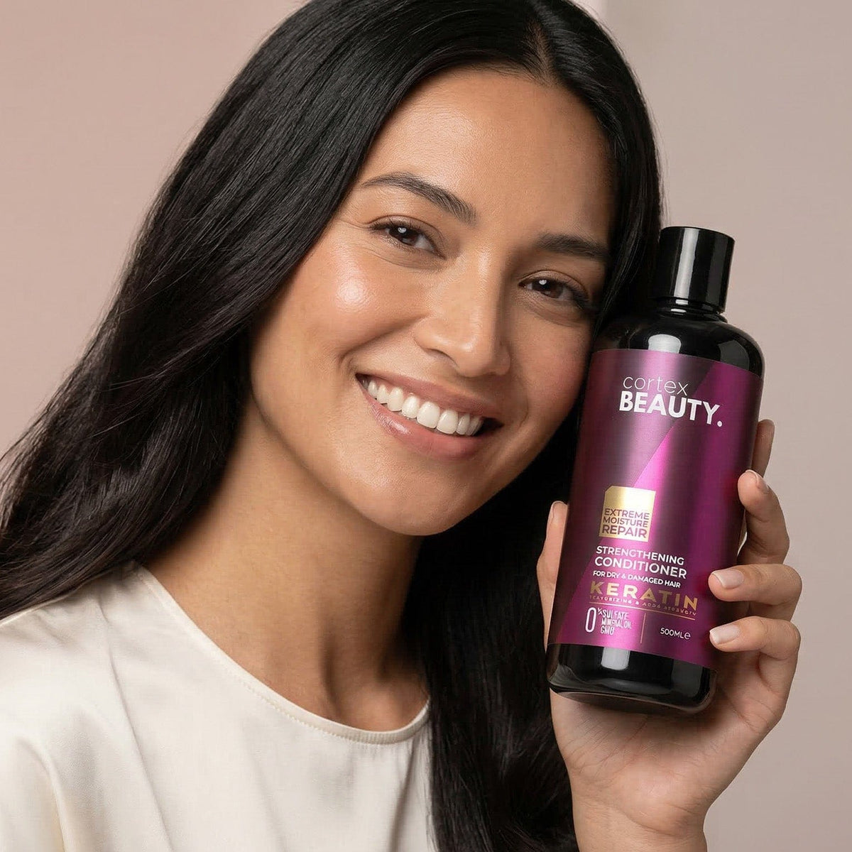 Cortex Beauty Keratin Strengthening Conditioner for Dry & Damaged Hair