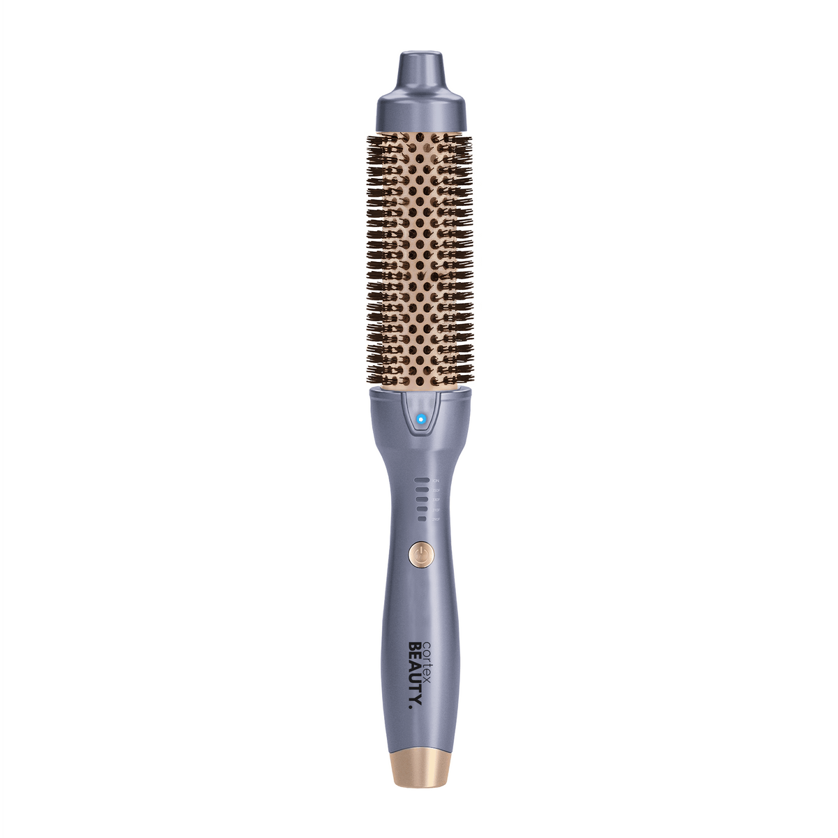Cortex Beauty Powder Blue 1.5" Ionic Temperature Control Styling Brush