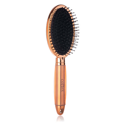 Luxe Rose Gold Oval Paddle Brush