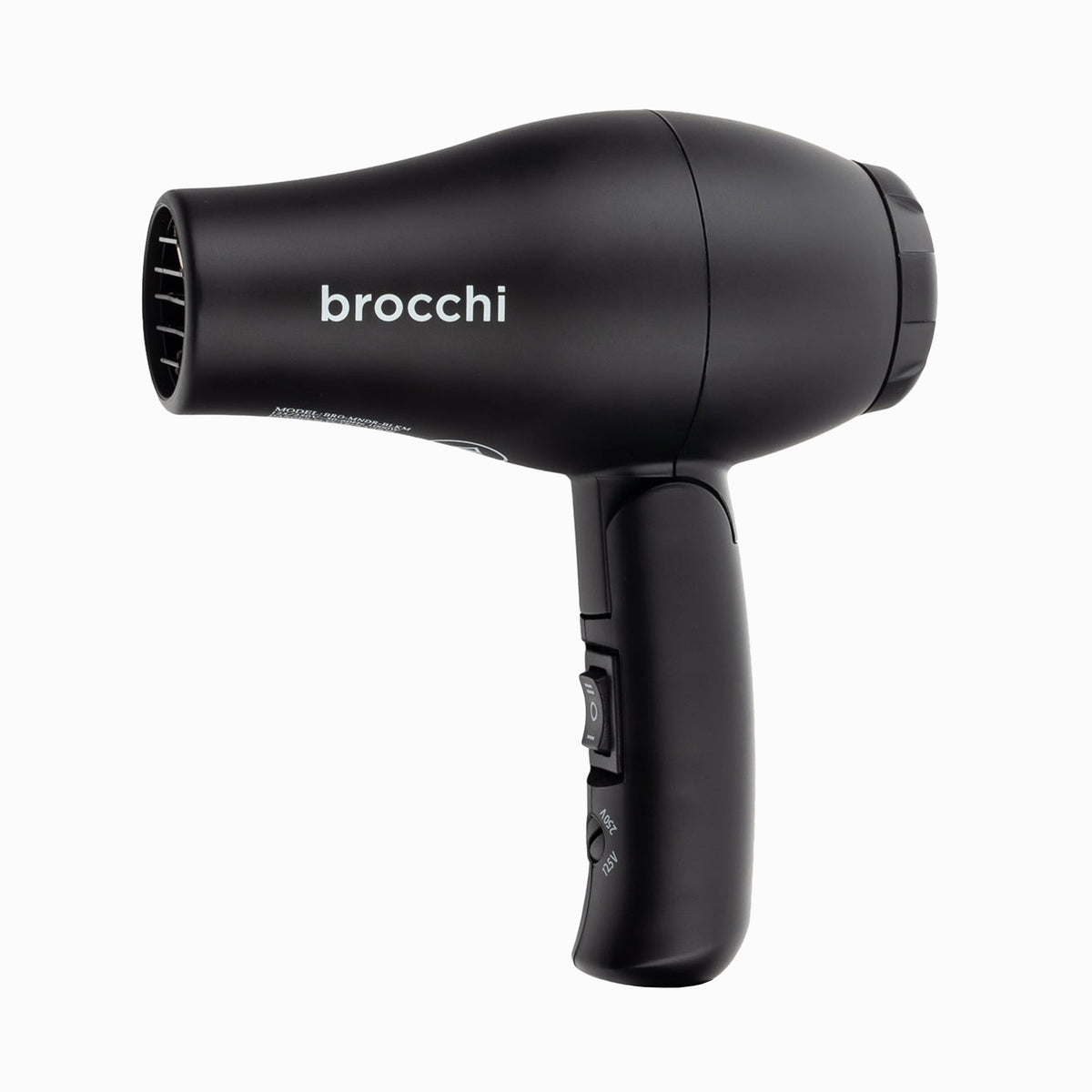 Foldable Dual-Power Mini Travel Dryer, side view