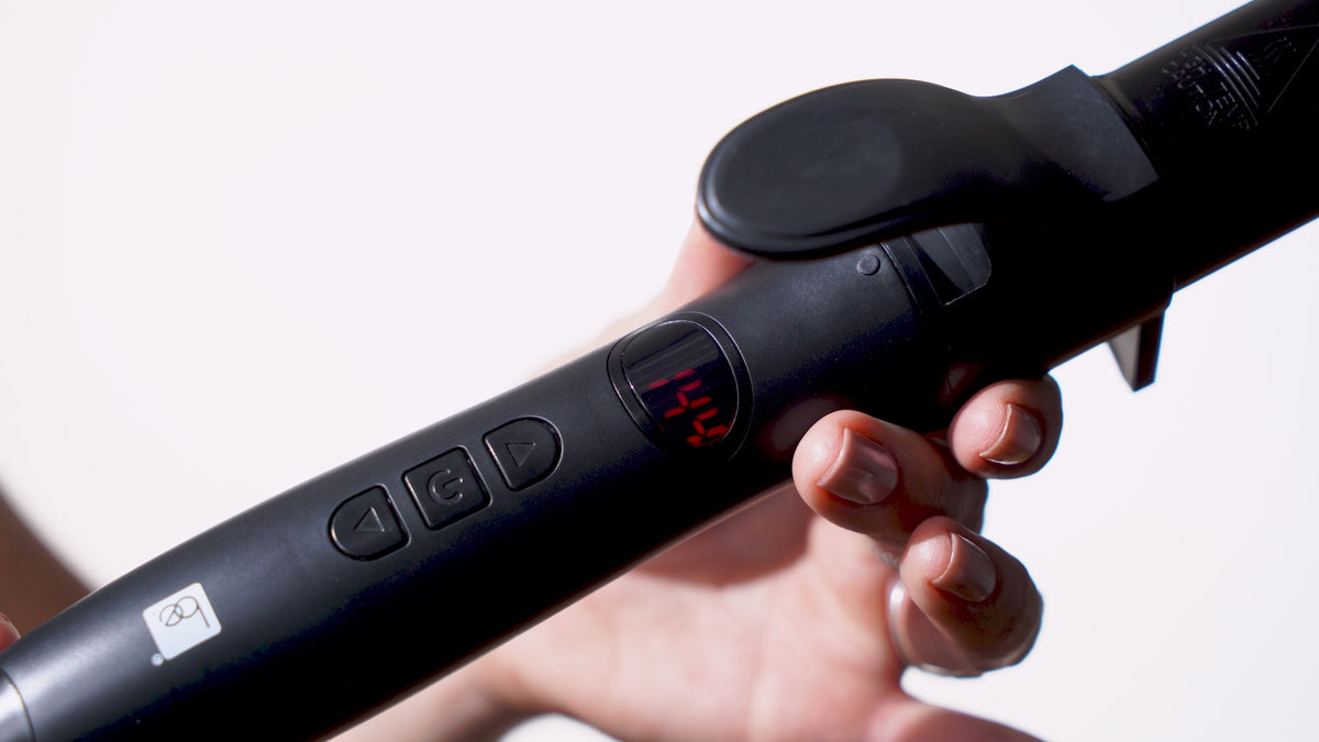 Load video: Luxe Curler | 1.25" Digital Extra Long Curling Iron