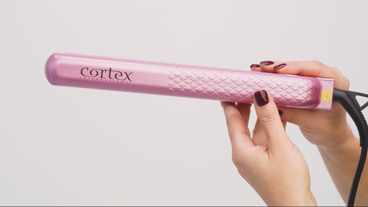 Load video: Silk Master | 1.25" Solid Ceramic Ionic &amp; Far-Infrared Technology Flat Iron