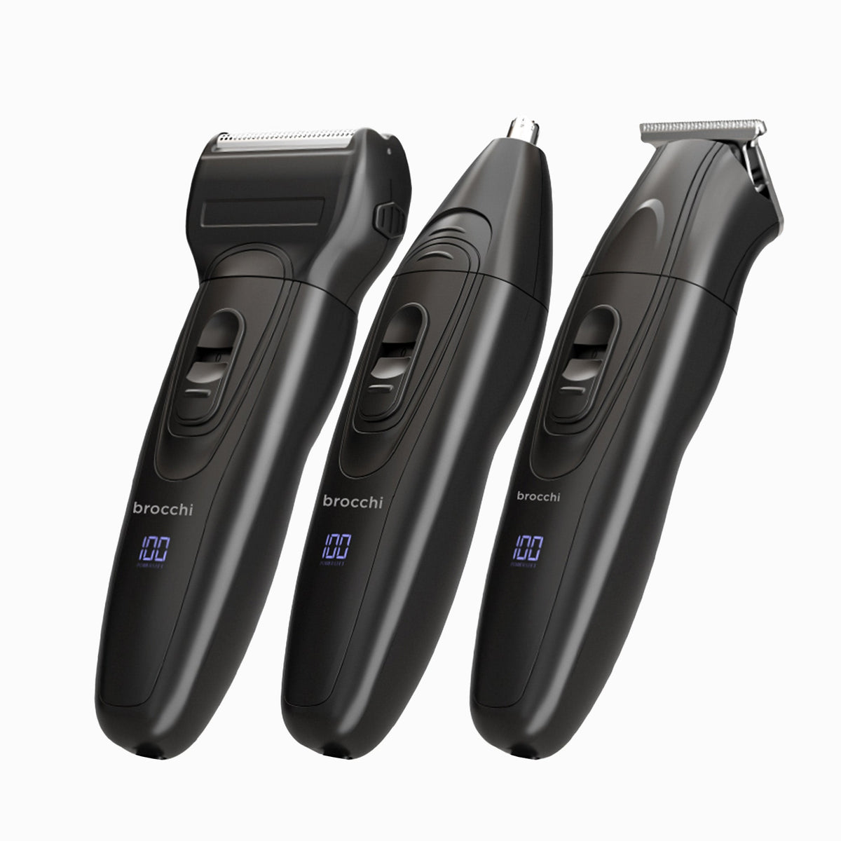3-in-1 Grooming Set: shaver, nose trimmer and detail trimmer